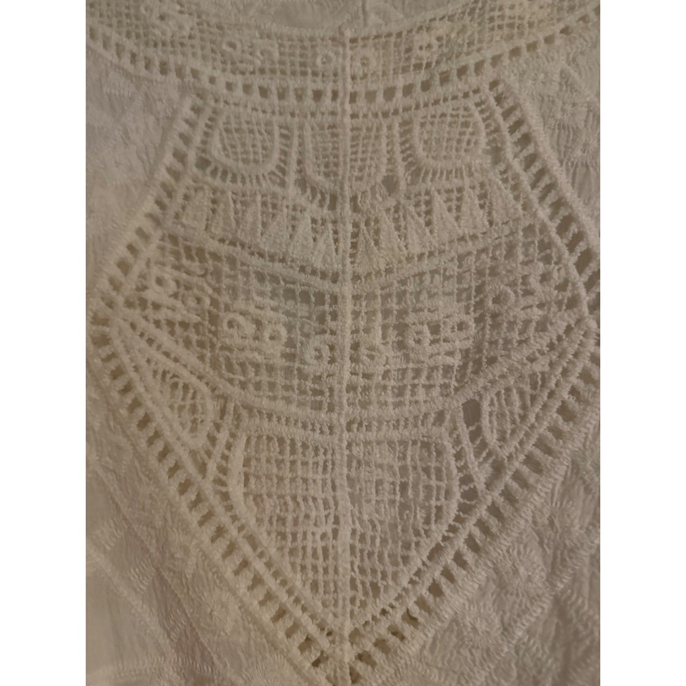 ULTRA PINK size OS white crochet lace top - Picture 6 of 6